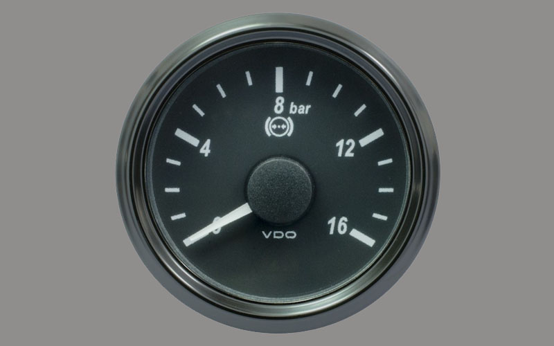 SingleViu Brake Pressure Gauge 16Bar